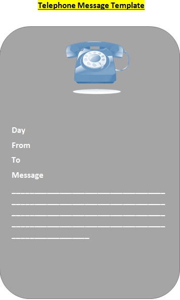phone message template 7
