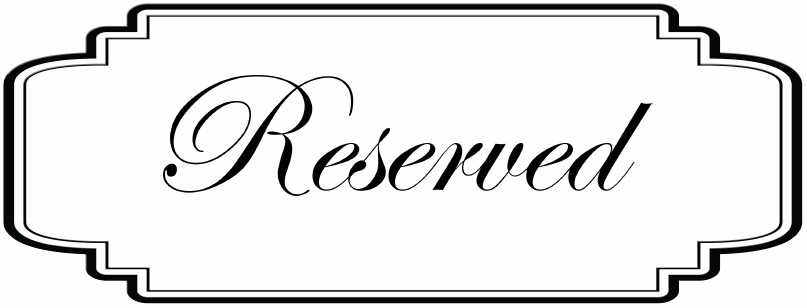 reserved sign template 3