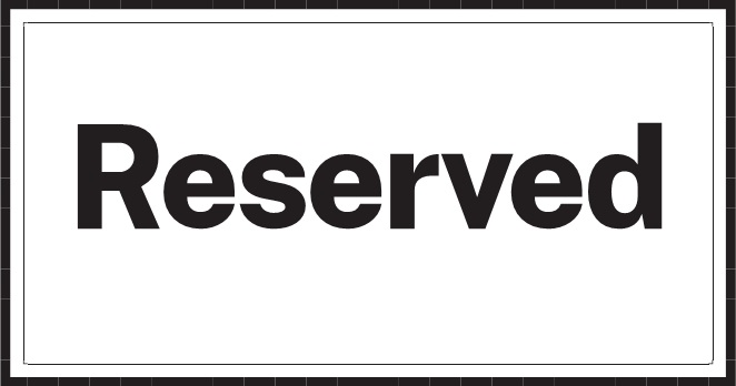 reserved sign template 4