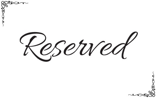 reserved sign template 5