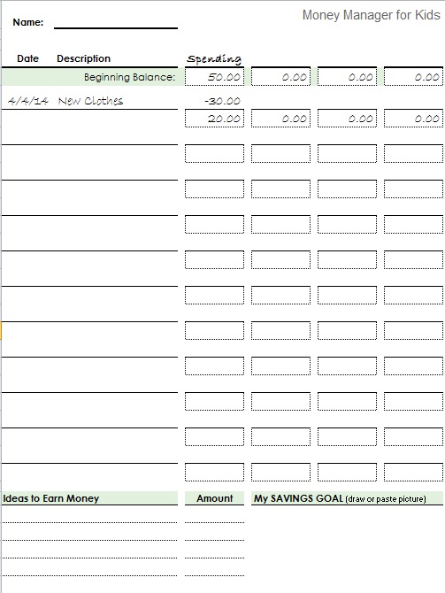 savings goal tracker template 13