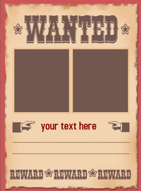 wanted poster template 19