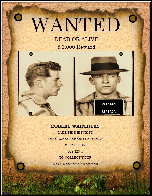 wanted poster template 5