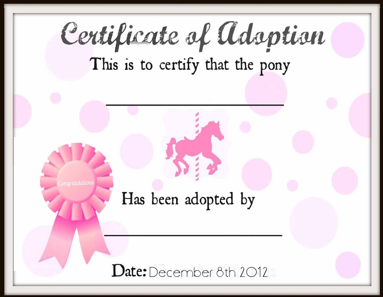 adoption certificate template 26