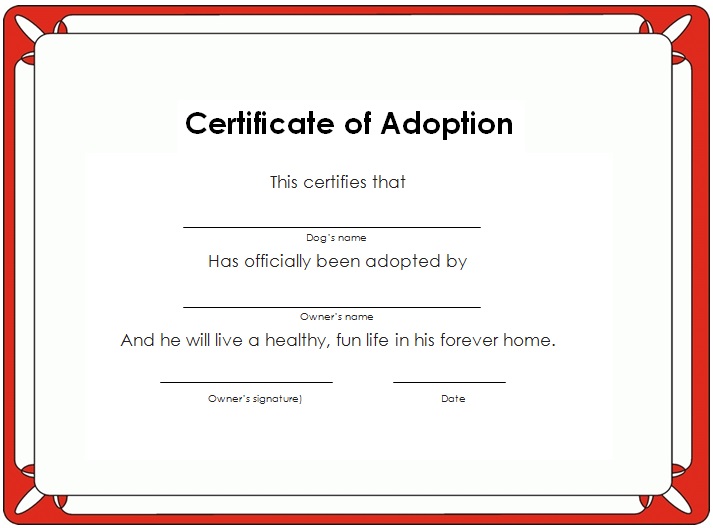 adoption certificate template 3