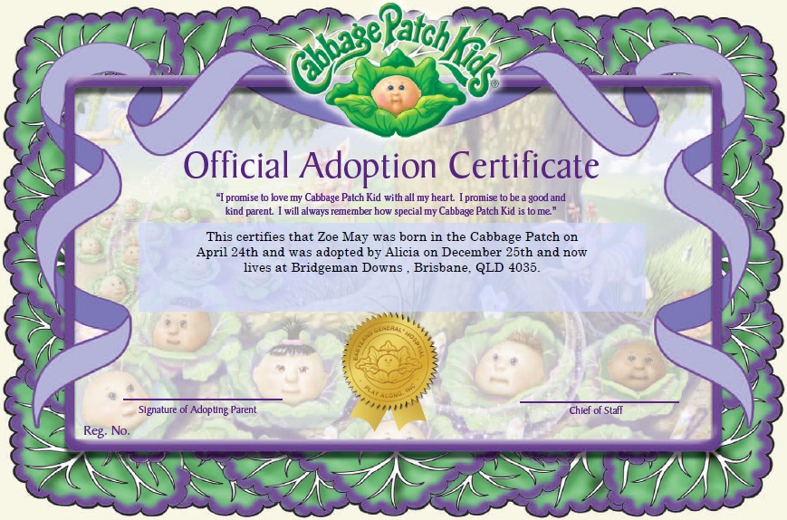 adoption certificate template 31