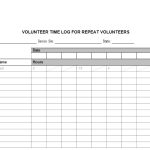 27+ Printable Time Log Templates (Excel / Word)