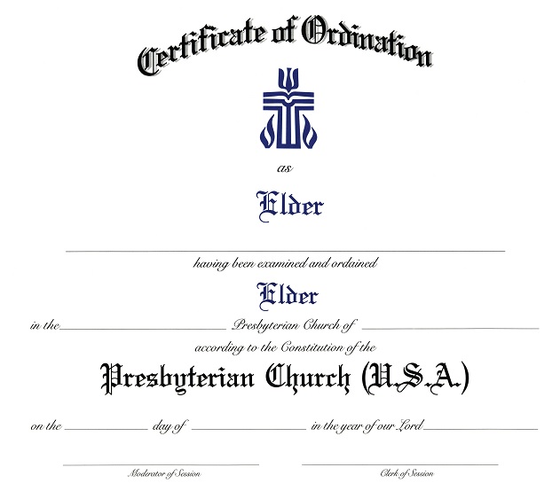 ordination certificate template 26