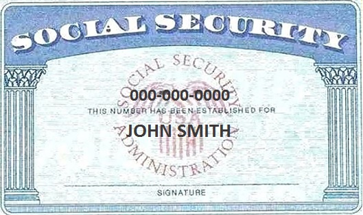 social security card template 4