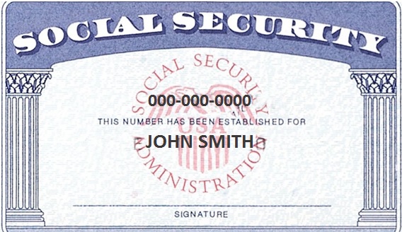 social security card template 7