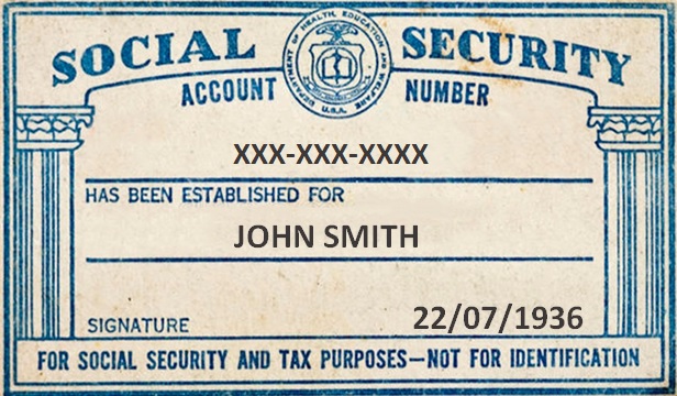 social security card template 8