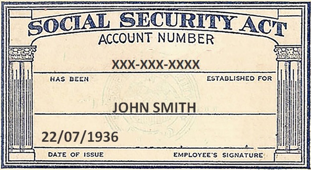 social security card template 9