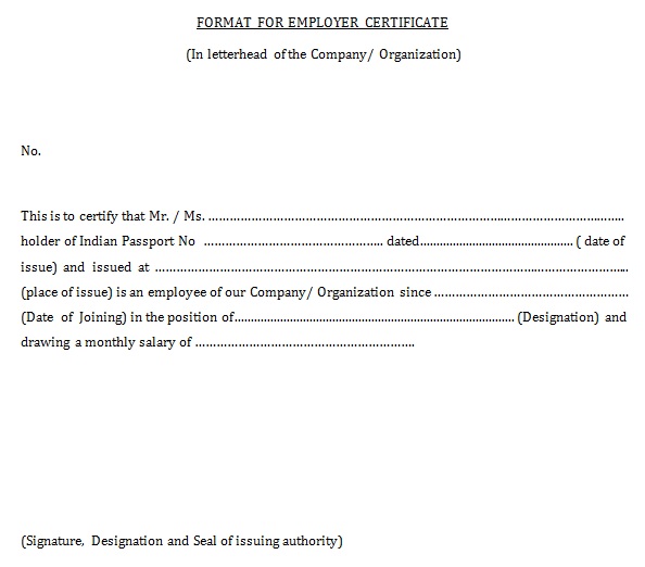 certificate of employment sample 7