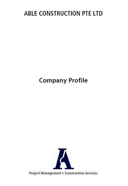 construction services company profile template