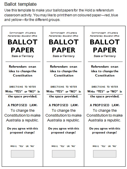 election ballot template 12