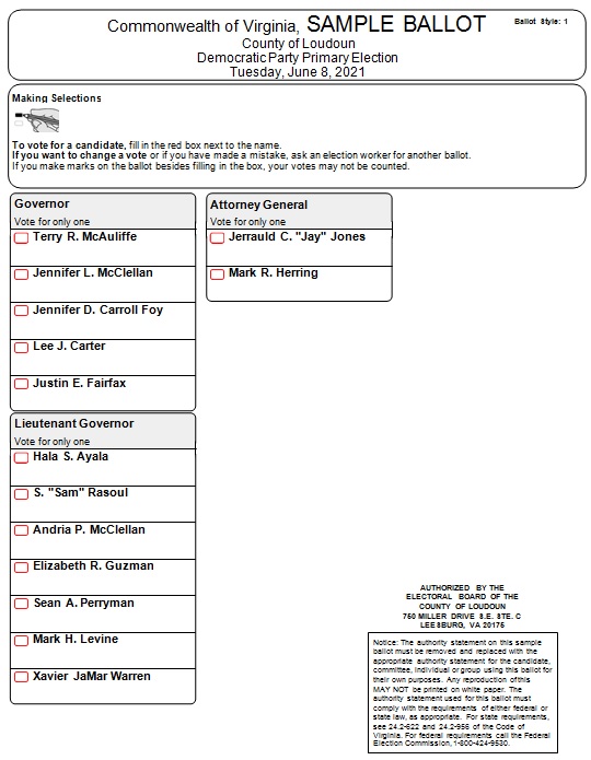 election ballot template 16