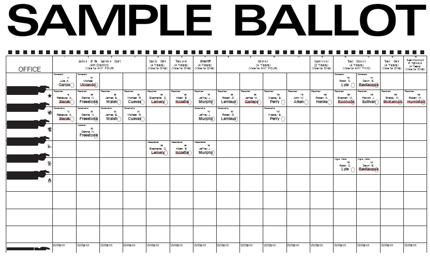 election ballot template 5
