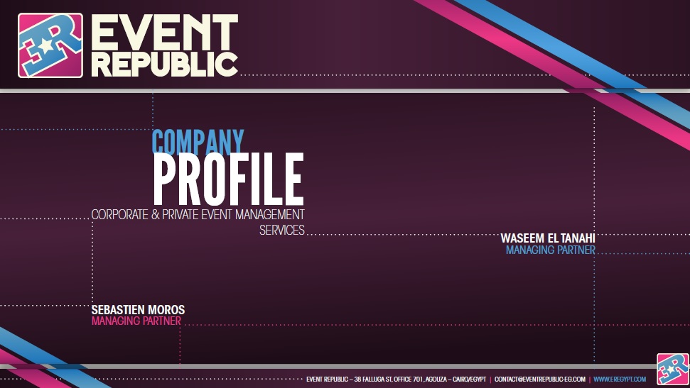 event management company profile template