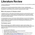 30+ Free Literature Review Templates [MS Word]