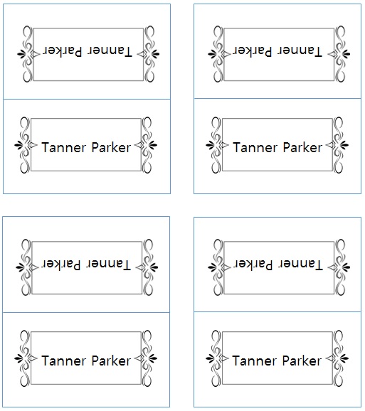 place card template 13