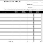 31+ Blank Schedule of Values Templates (Excel / Word / PDF)