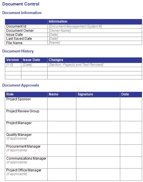 project plan template 10